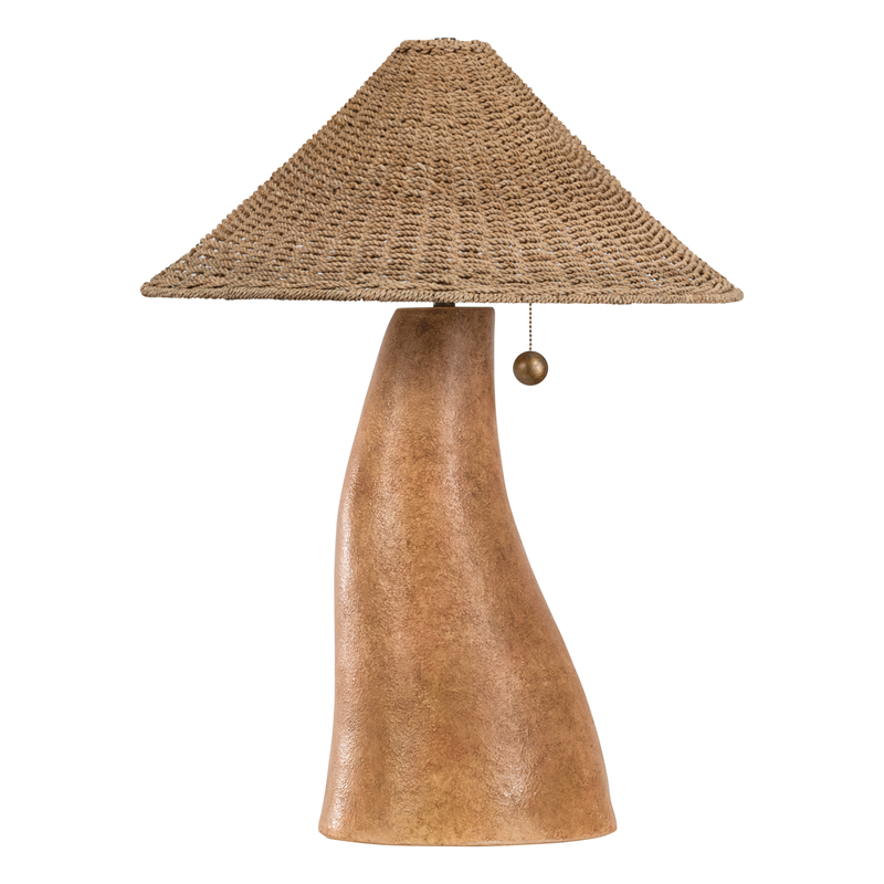 Troy Lighting - PTL1128-PBR/CAT - One Light Table Lamp - Seyla - Patina Brass/Ceramic Ancient Terracotta