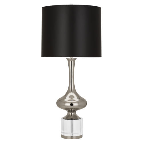 Robert Abbey - S209B - One Light Table Lamp - Jeannie - Polished Nickel w/ Clear Crystal