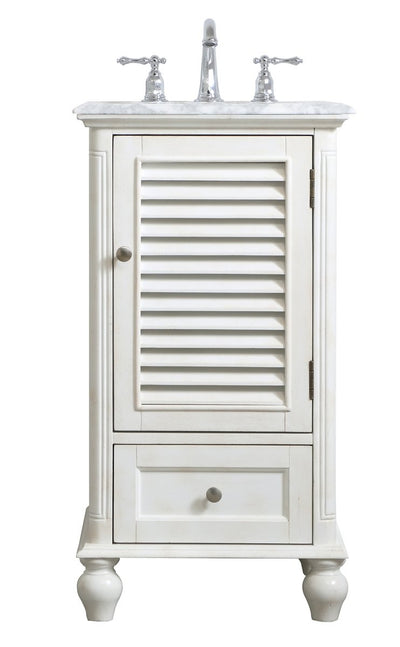 Elegant Lighting - VF30519AW - Single Bathroom Vanity - Rhodes - Antique White