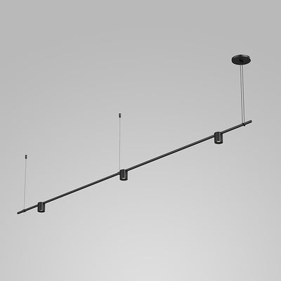 Sonneman - SLS1159 - Three Light Pendant - Suspenders - Satin Black