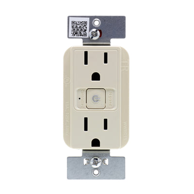 Legrand - WWRR15LACCV2 - Smart Outlet - Wi-Fi - radiant - Light Almond