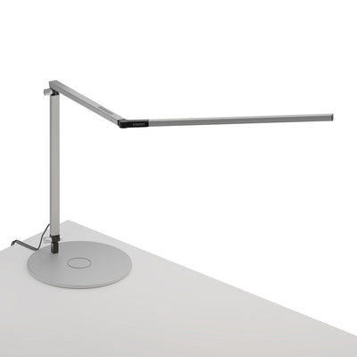 Koncept - AR3000-CD-SIL-QCB - LED Desk Lamp - Z-Bar - Silver