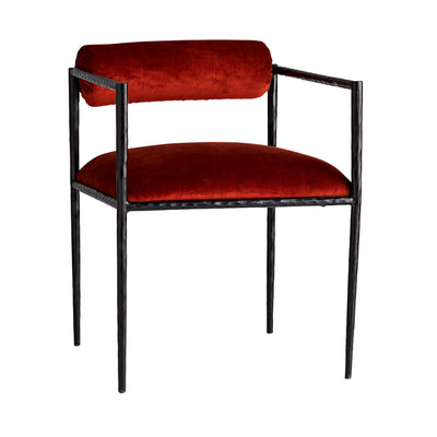 Arteriors - 4896 - Chair - Barbana - Rust