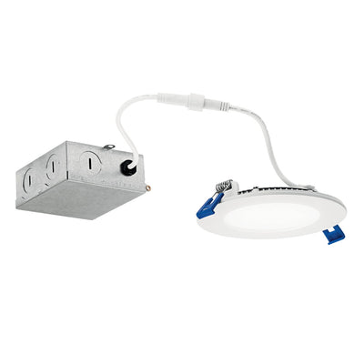 Kichler - DLSL04R2790WHT - LED Slim Downlight - Direct To Ceiling Slim - Textured White