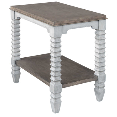 Uttermost - 25473 - Side Table - Calypso - Aged White