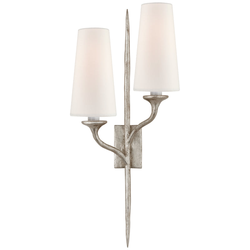 Visual Comfort Signature - JN 2077BSL-L - Two Light Wall Sconce - Iberia - Burnished Silver Leaf