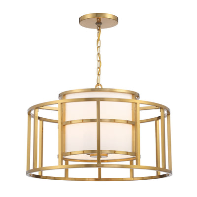 Crystorama - 9595-LG - Five Light Chandelier - Hulton - Luxe Gold