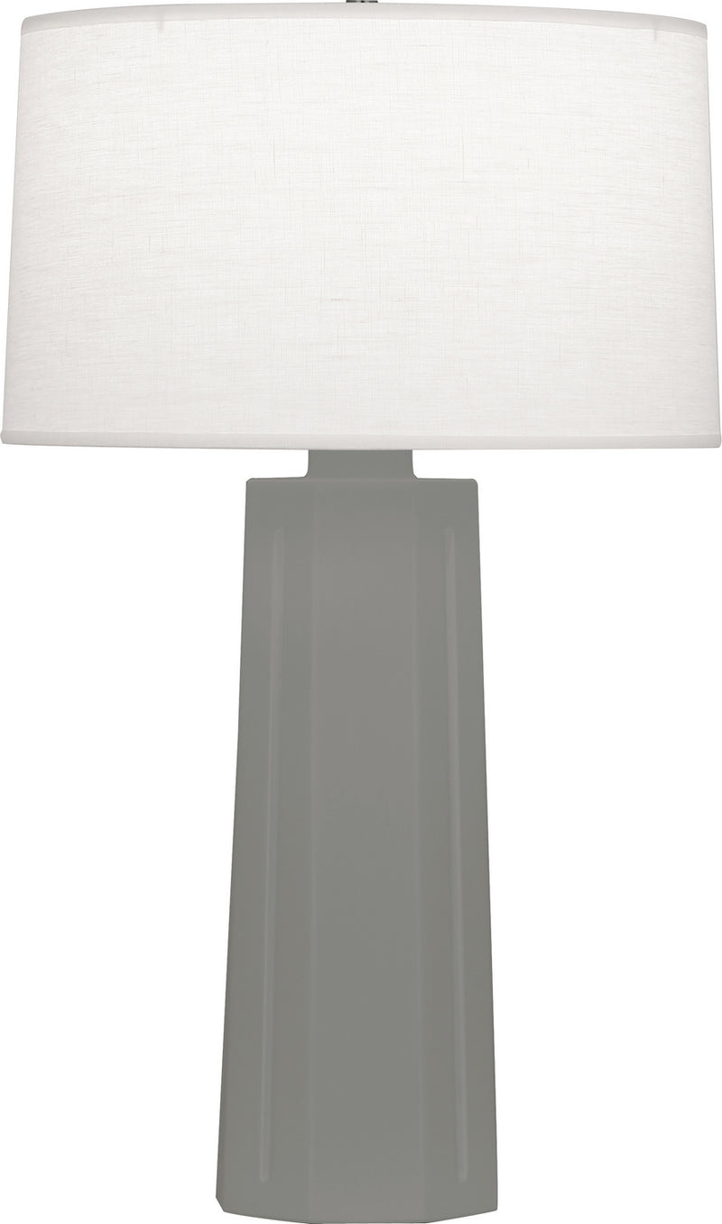 Robert Abbey - MST60 - One Light Table Lamp - Mason - Matte Smoky Taupe Glazed