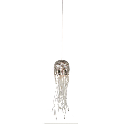 Currey and Company - 9000-1026 - One Light Pendant - Medusa - Nickel/Silver