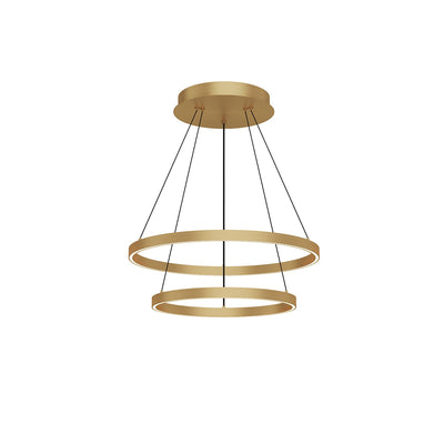 Kuzco Lighting - CH87224-BG - LED Chandelier - Cerchio - Brushed Gold