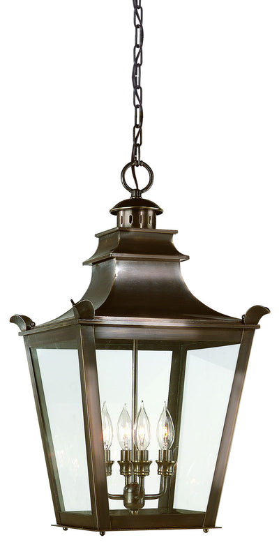 Troy Lighting - F9499EB - Four Light Hanging Lantern - Dorchester - English Bronze