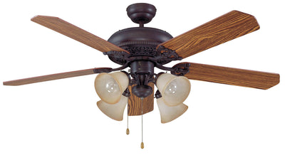 Craftmade - MAN52ABZ5C4 - 52``Ceiling Fan - Manor - Aged Bronze Brushed