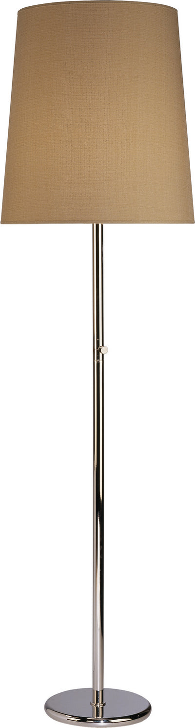 Robert Abbey - 2057 - One Light Floor Lamp - Rico Espinet Buster - Polished Nickel