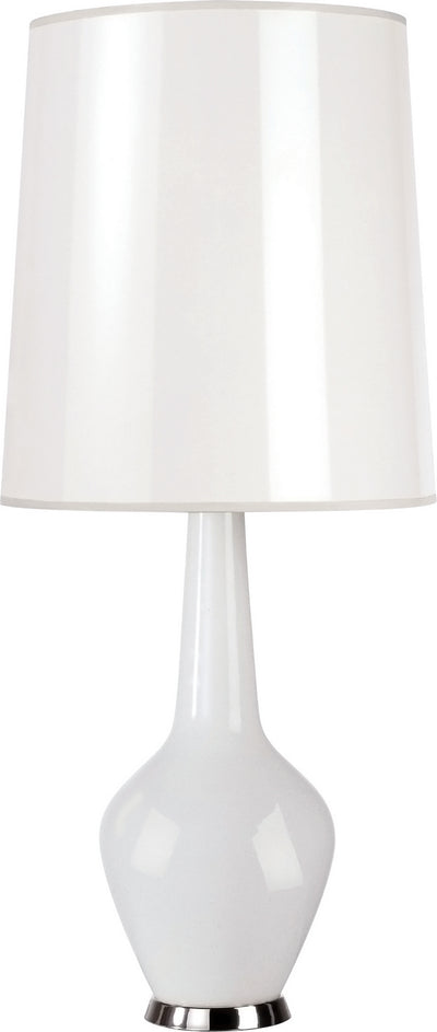 Robert Abbey - WH730 - One Light Table Lamp - Jonathan Adler Capri - White Cased Glass w/Polished Nickel