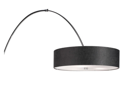 Estiluz - P-2718-37-26 - Three Light Floor Lamp - Iris - Nickel Black
