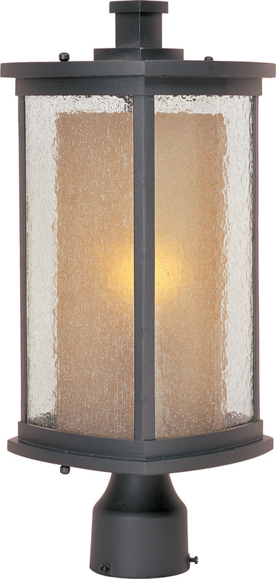 Maxim - 3150CDWSBZ - One Light Outdoor Pole/Post Lantern - Bungalow - Bronze