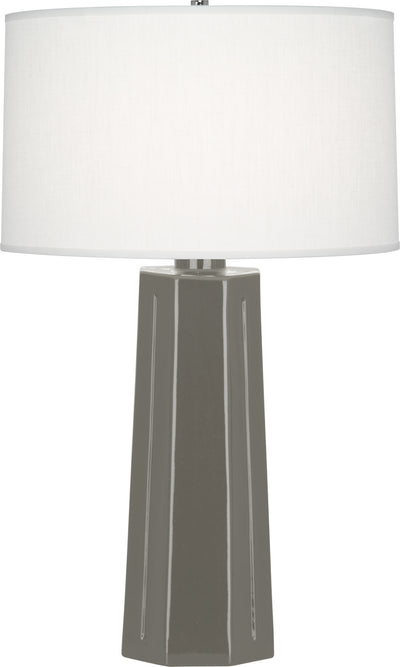 Robert Abbey - CR960 - One Light Table Lamp - Mason - Ash Glazed
