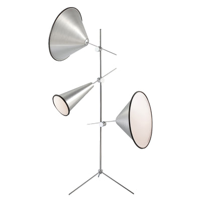 Eurofase - 22977-014 - Three Light Floor Lamp - Manera - Aluminum
