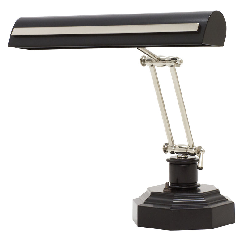House of Troy - PS14-203-BLK/PN - Two Light Piano/Desk Lamp - Piano/Desk - Black With Polished Nickel