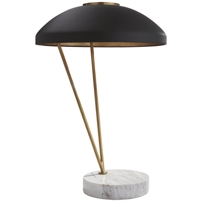 Visual Comfort Signature - KW 3331AB/BLK - One Light Table Lamp - Coquette - Antique-Burnished Brass
