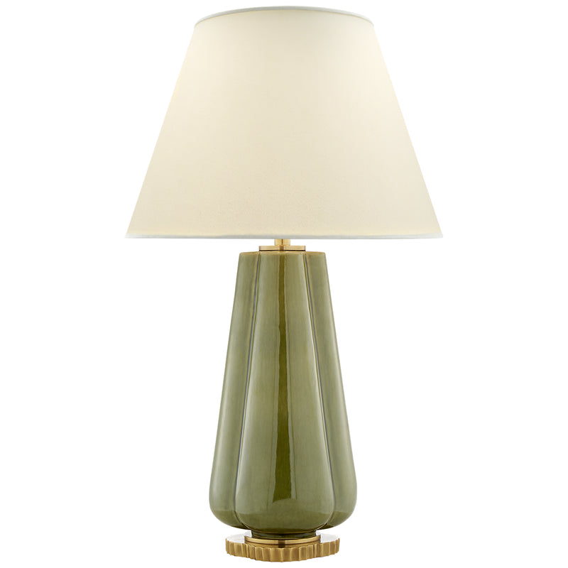Visual Comfort Signature - AH 3127GRN-PL - Two Light Table Lamp - Penelope - Green Porcelain
