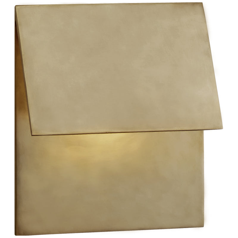 Visual Comfort Signature - KW 2707AB - LED Wall Sconce - Esker - Antique-Burnished Brass