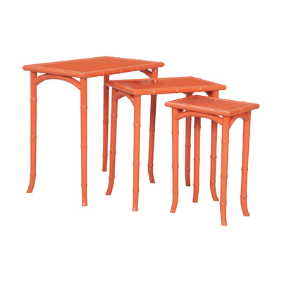 ELK Home - 7115540S - Accent Table - Set of 3 - Loft - Tangerine