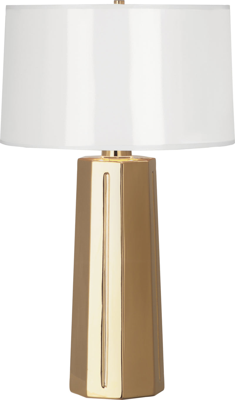 Robert Abbey - G960 - One Light Table Lamp - Mason - Polished Gold Glazed