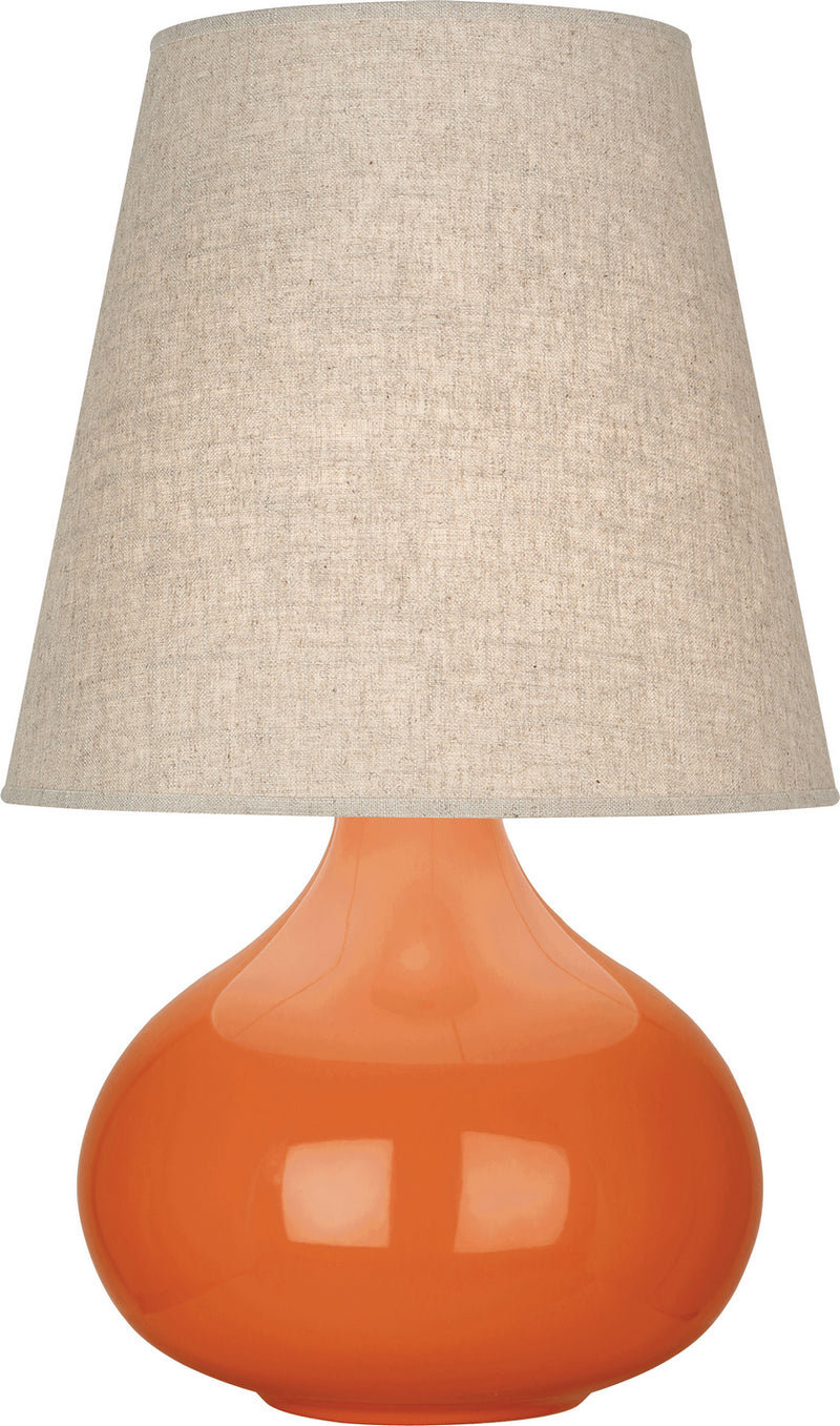 Robert Abbey - PM91 - One Light Accent Lamp - June - Pumpkin Glazed