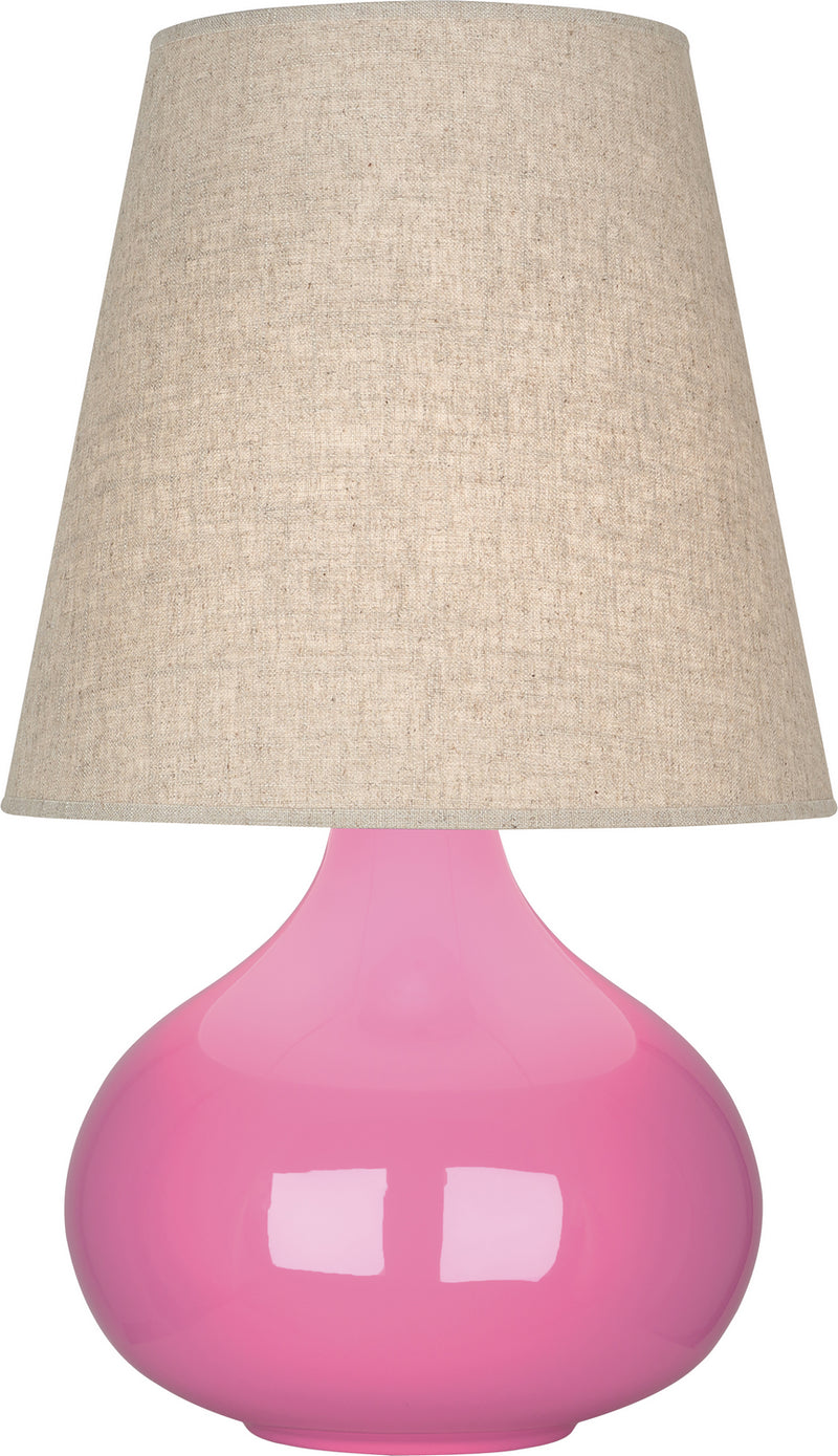 Robert Abbey - SP91 - One Light Accent Lamp - June - Schiaparelli Pink Glazed