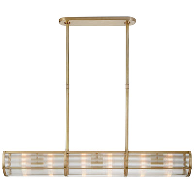 Ralph Lauren - RL 5089NB - Six Light Linear Pendant - Allen - Natural Brass
