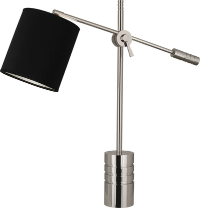Robert Abbey - S291B - One Light Table Lamp - Campbell - Polished Nickel