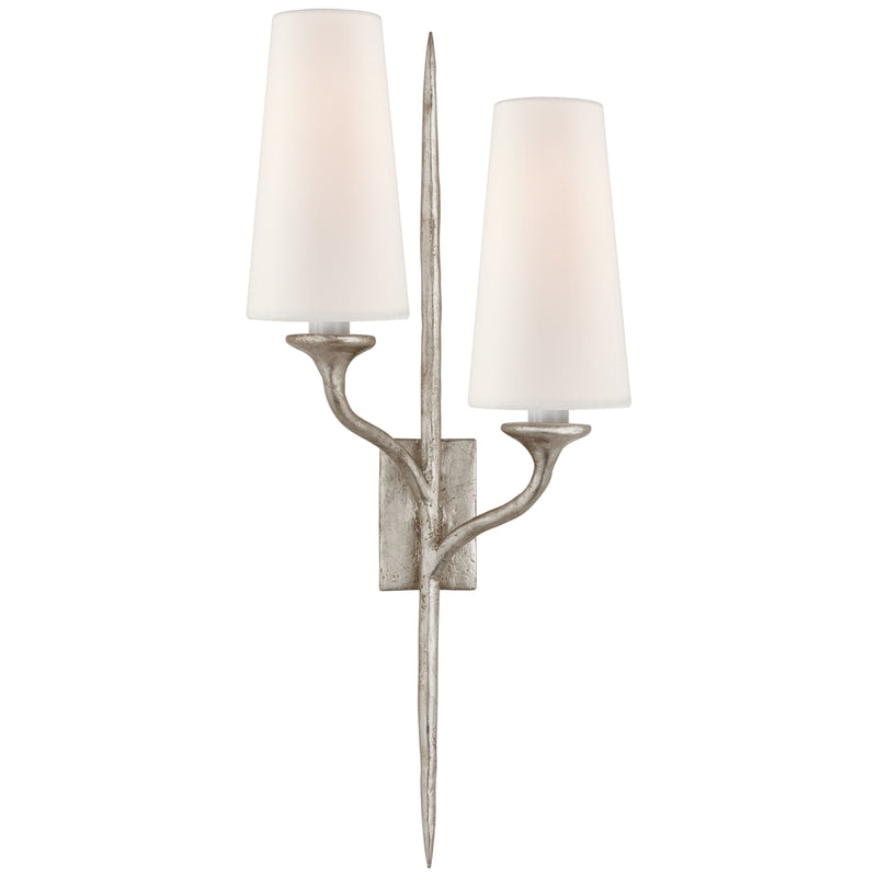 Visual Comfort Signature - JN 2076BSL-L - Two Light Wall Sconce - Iberia - Burnished Silver Leaf