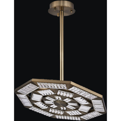 Allegri - 044256-044-FR001 - LED Pendant - Tempo - Winter Brass