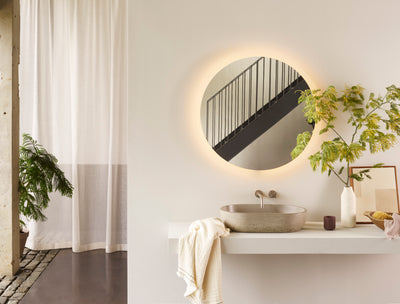 Varenna Round Illuminated Mirror