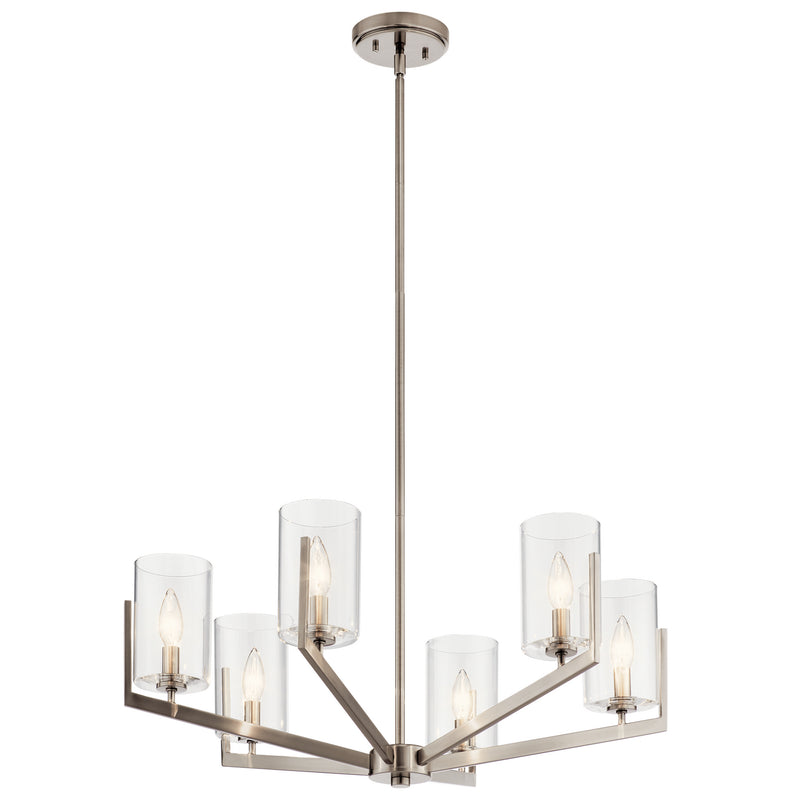 Kichler - 52314CLP - Six Light Chandelier - Nye - Classic Pewter
