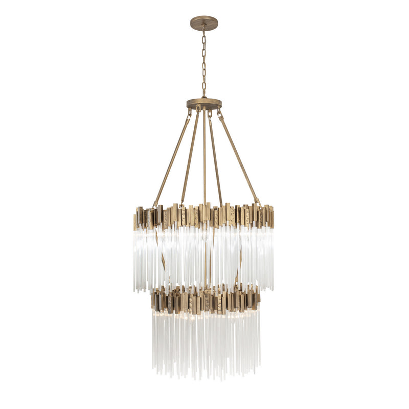 Varaluz - 309C14HG - 14 Light Chandelier - Matrix - Havana Gold