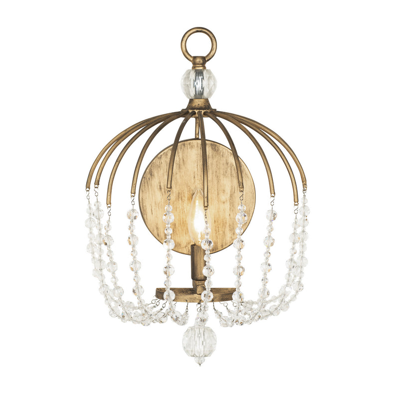Varaluz - 343W01HG - One Light Wall Sconce - Voliere - Havana Gold