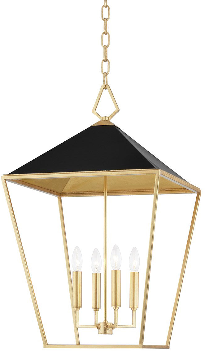Hudson Valley Lighting - 5718-GL/BK - Gold Leaf
