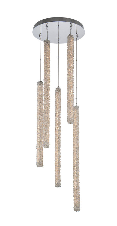 Allegri - 035557-010-FR001 - LED Foyer Pendant - Lina - Polished Chrome