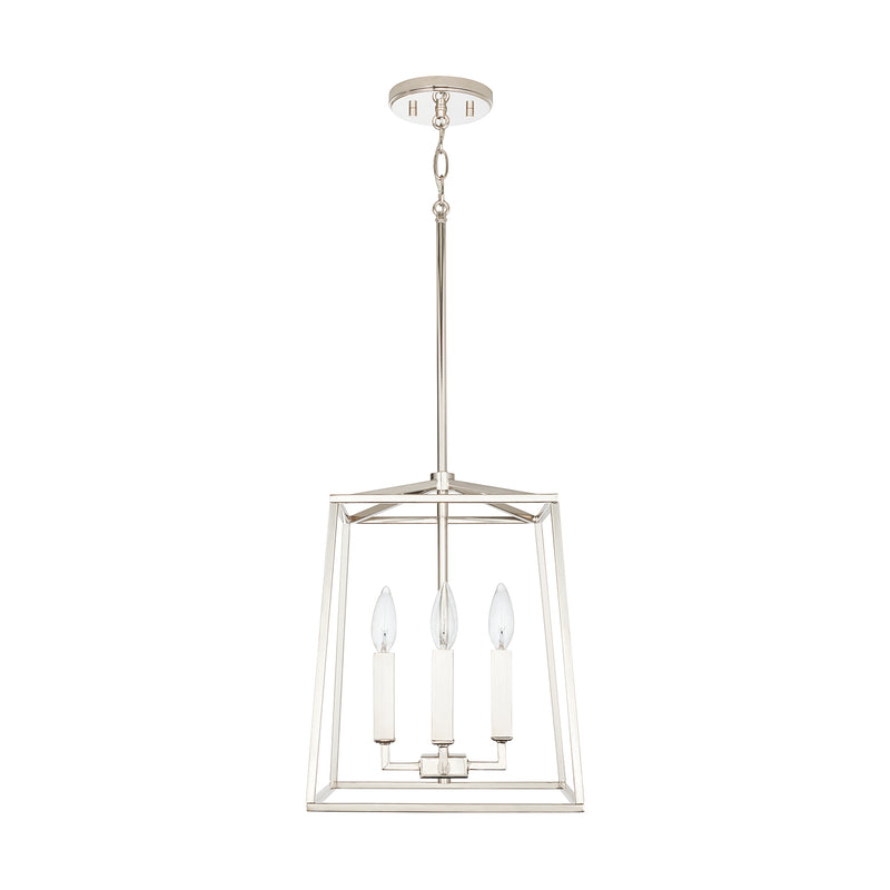 Capital Lighting - 537641PN - Four Light Foyer Pendant - Thea - Polished Nickel