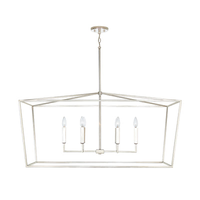 Capital Lighting - 837661PN - Six Light Island Pendant - Thea - Polished Nickel