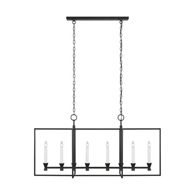 Visual Comfort Studio - CC1406AI - Six Light Chandelier - Keystone - Aged Iron