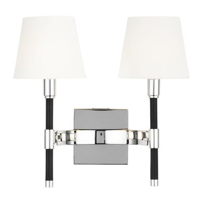 Visual Comfort Studio - LW1022PN - Two Light Wall Sconce - Katie - Polished Nickel