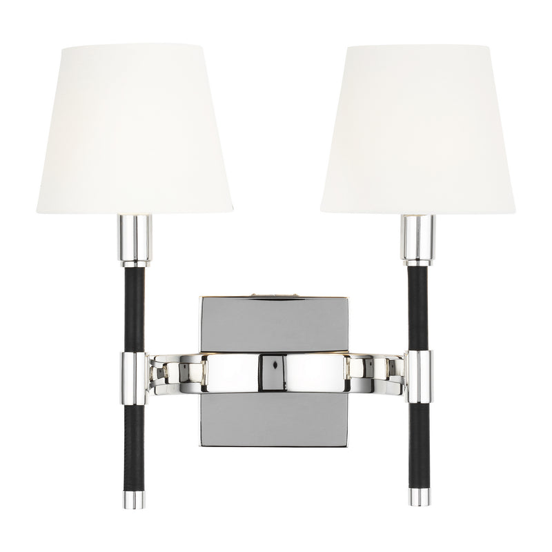 Visual Comfort Studio - LW1022PN - Two Light Wall Sconce - Katie - Polished Nickel
