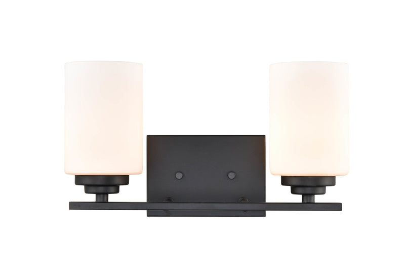 Millennium - 3182-MB - Two Light Vanity - Durham - Matte Black