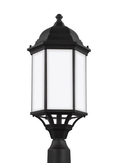 Generation Lighting. - 8238751EN3-12 - One Light Outdoor Post Lantern - Sevier - Black