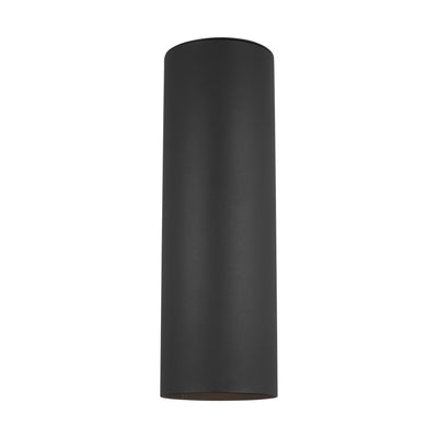 Visual Comfort Studio - 8313902-12 - Two Light Outdoor Wall Lantern - Outdoor Cylinders - Black