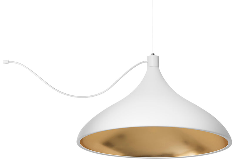Pablo Designs - SWEL STR XL SNG WID WHT/BRA - White / Brass
