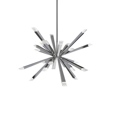 BlackJack Lighting - STB-29C-PC-27U-30K - LED Chandelier - Starburst - Brushed Brass